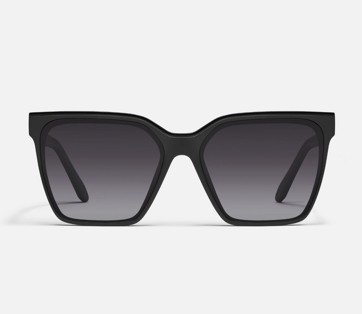 QUAY - Level Up Polarized in Black Sunglasses