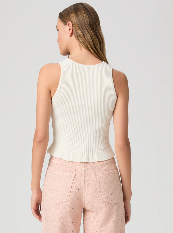 PAIGE - Bronwyn Tank in Ivory Tank Top