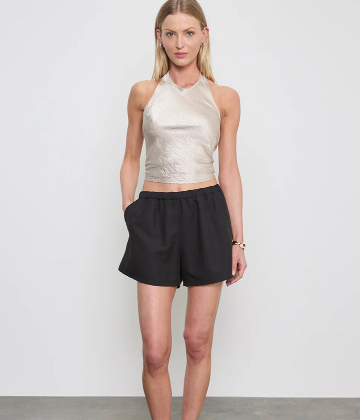 ENZA COSTA - Twill All Day Short in Black Shorts