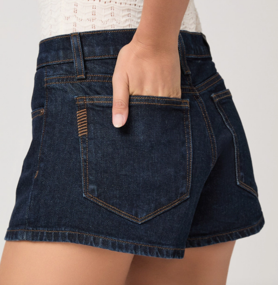 PAIGE - Hayley Short in Runyon Denim Shorts