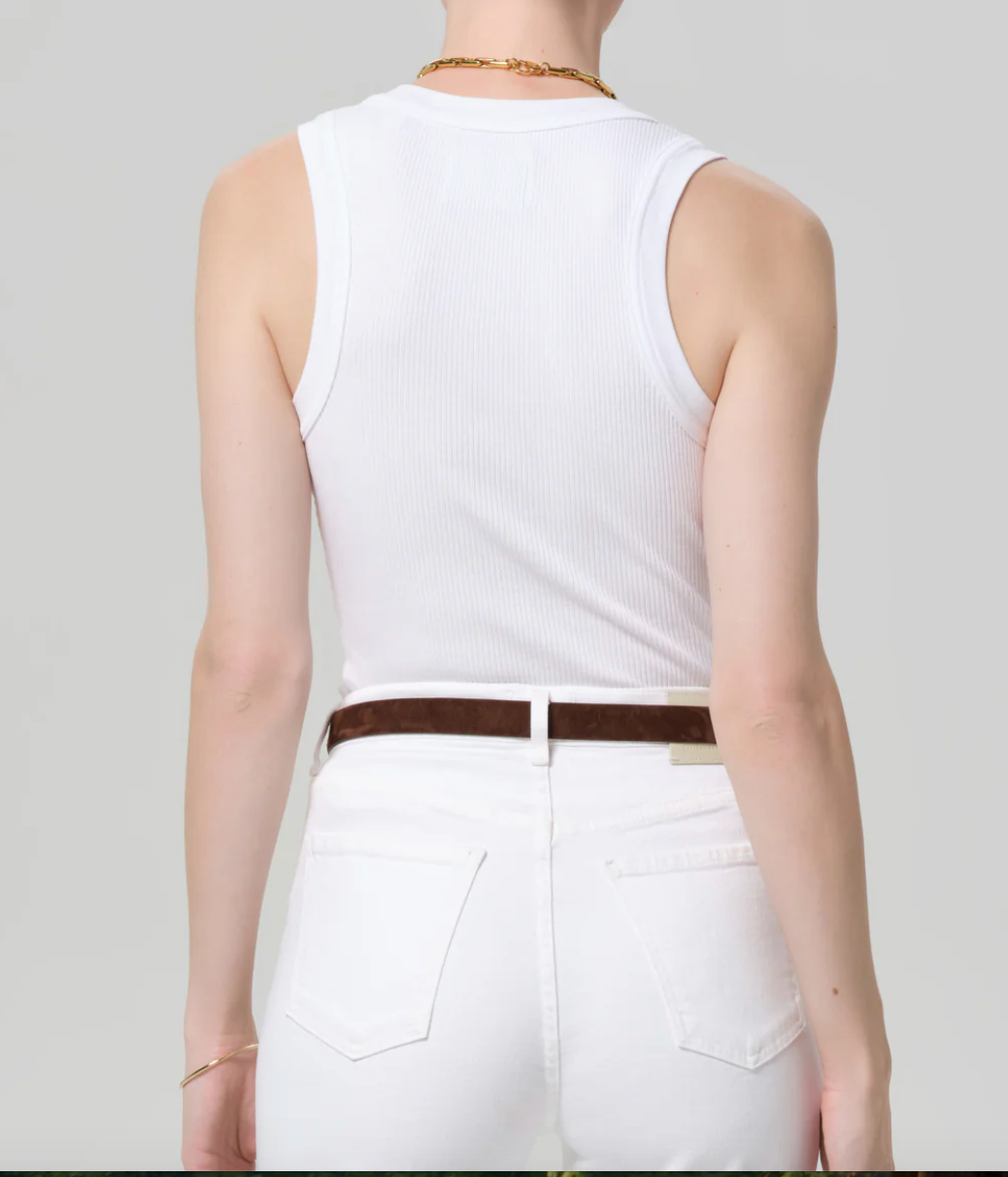 CITIZENS OF HUMANITY - Caralyn Tank in White TANK