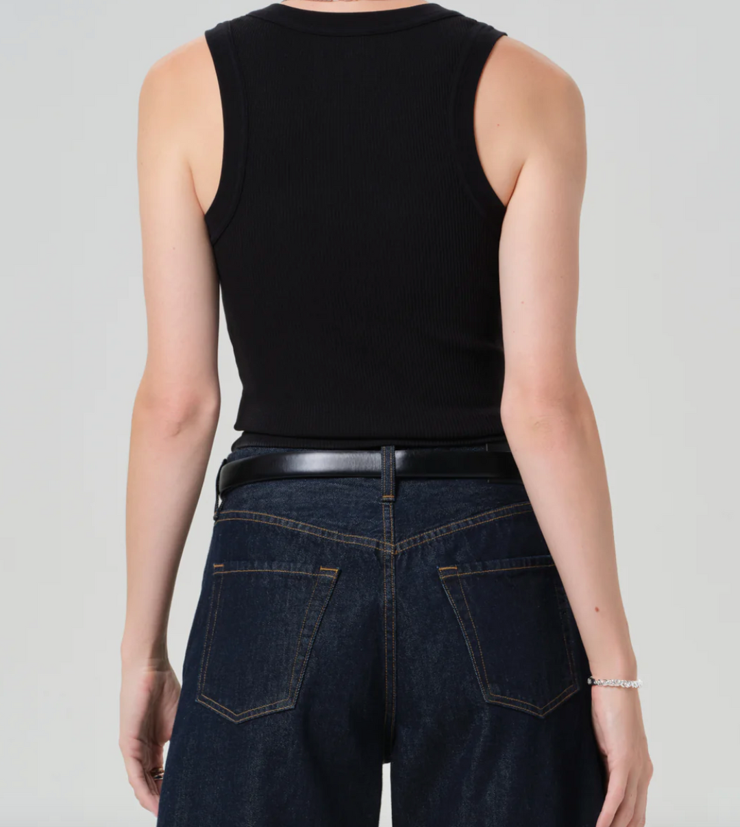 CITIZENS OF HUMANITY - Caralyn Tank in Black TANK
