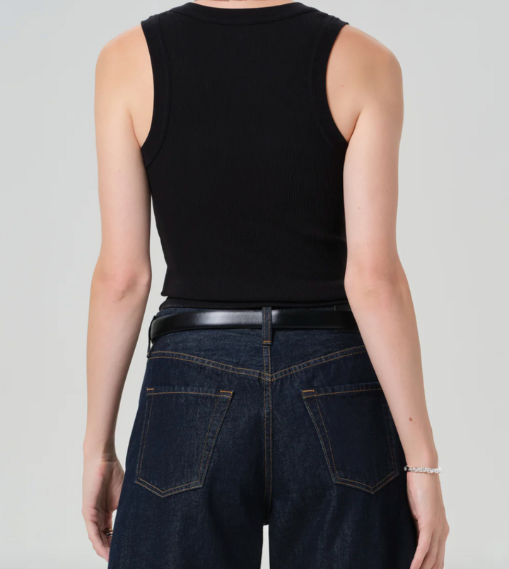 CITIZENS OF HUMANITY - Caralyn Tank in Black TANK