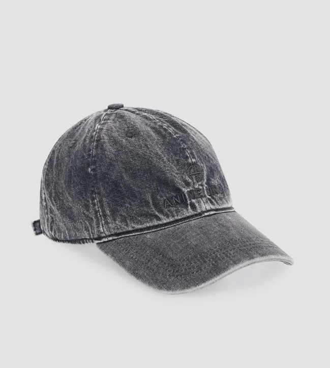 ANINE BING - Jeremy Baseball Cap in Oyster Grey Hats
