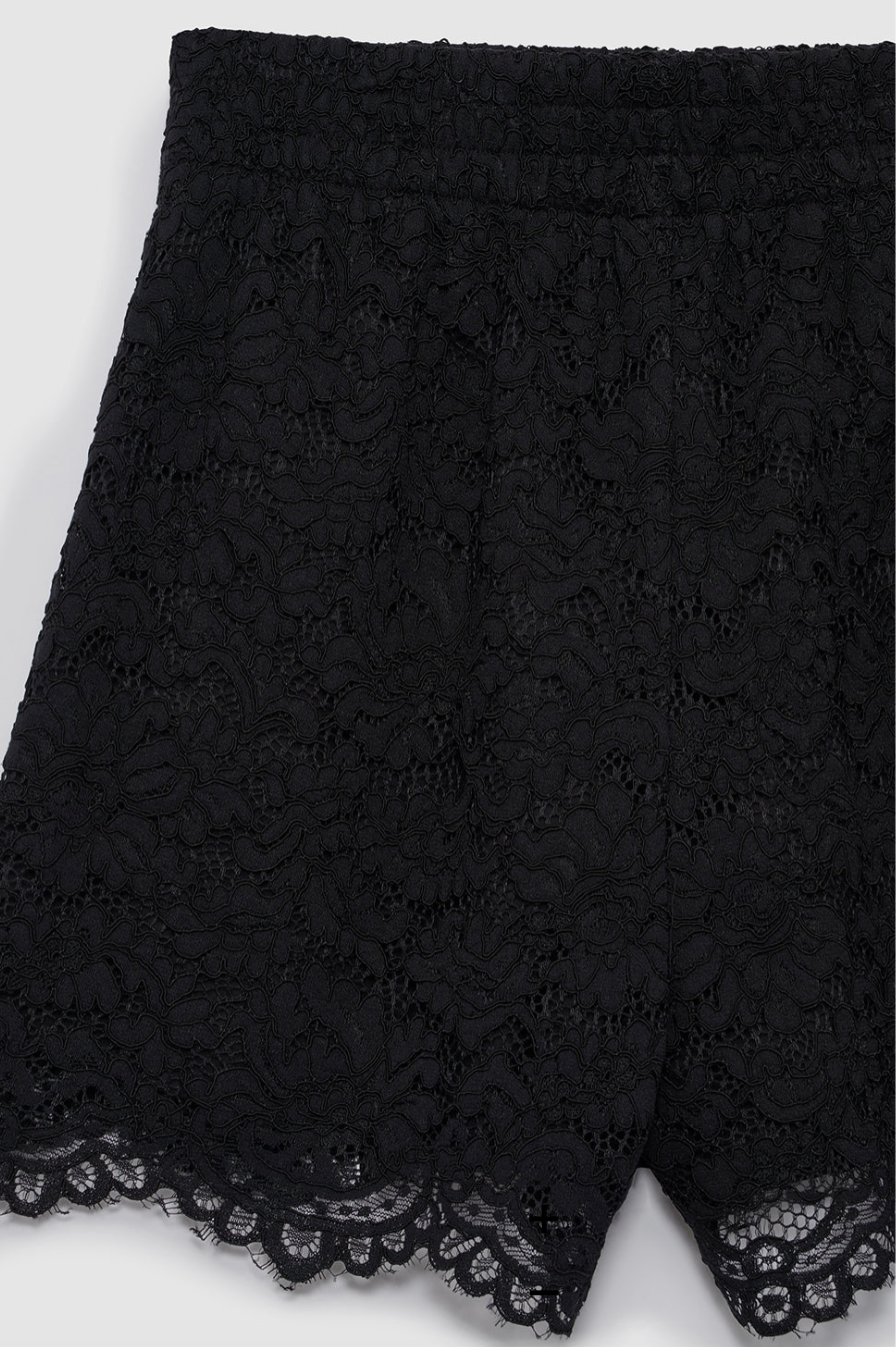 ANINE BING - Kam Short in Black Lace Shorts