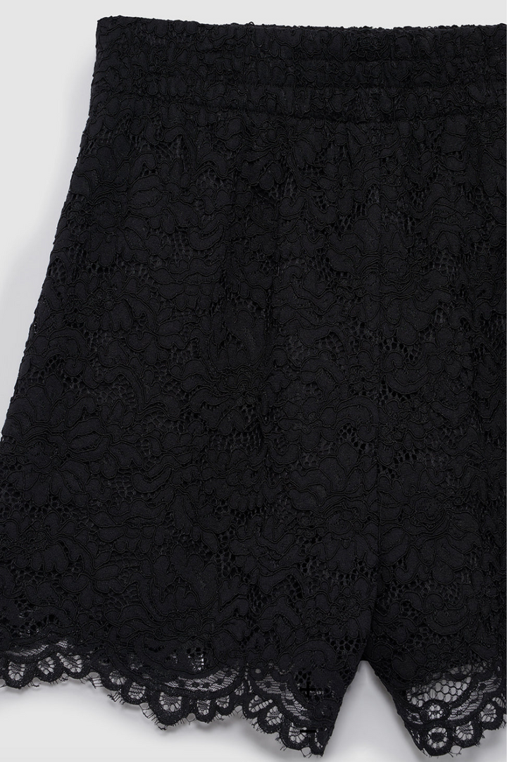 ANINE BING - Kam Short in Black Lace Shorts