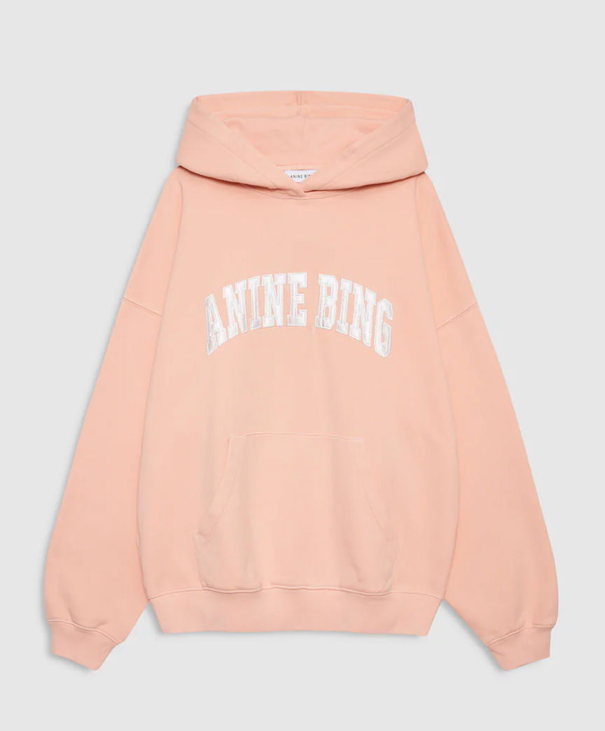 Anine Bing - Harvey Sweatshirt in Coral Pink Sweatshirts