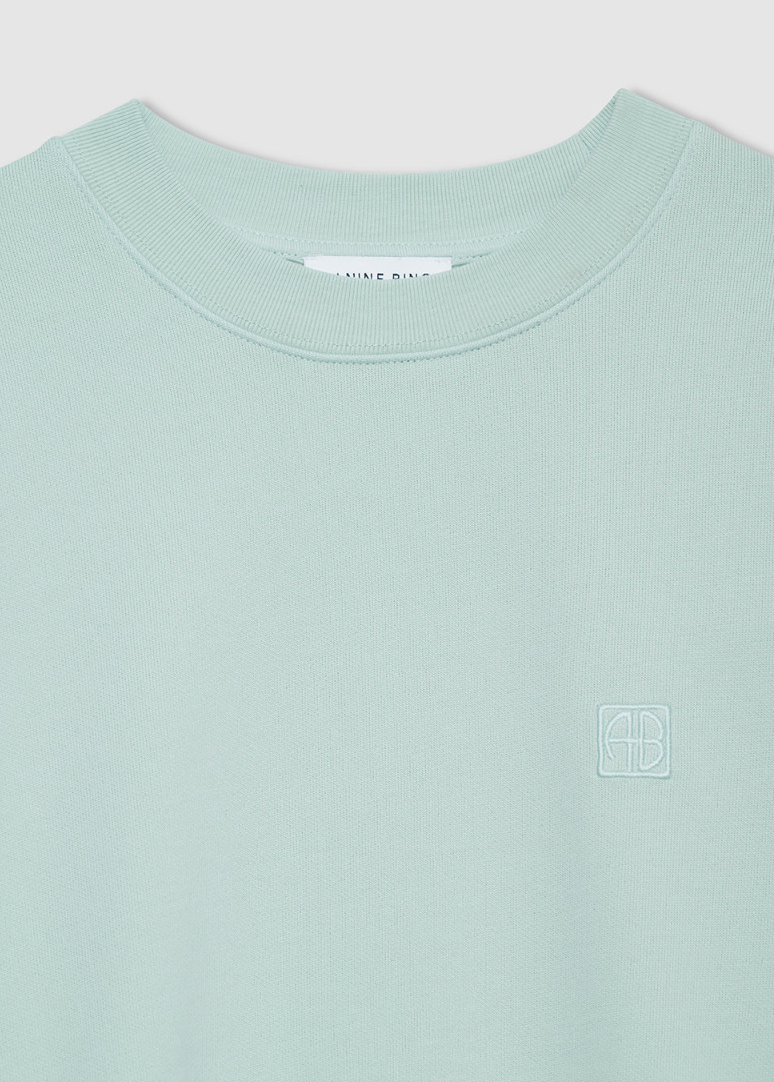 Anine Bing - Miles Sweatshirt in Washed Seafoam Sweatshirts
