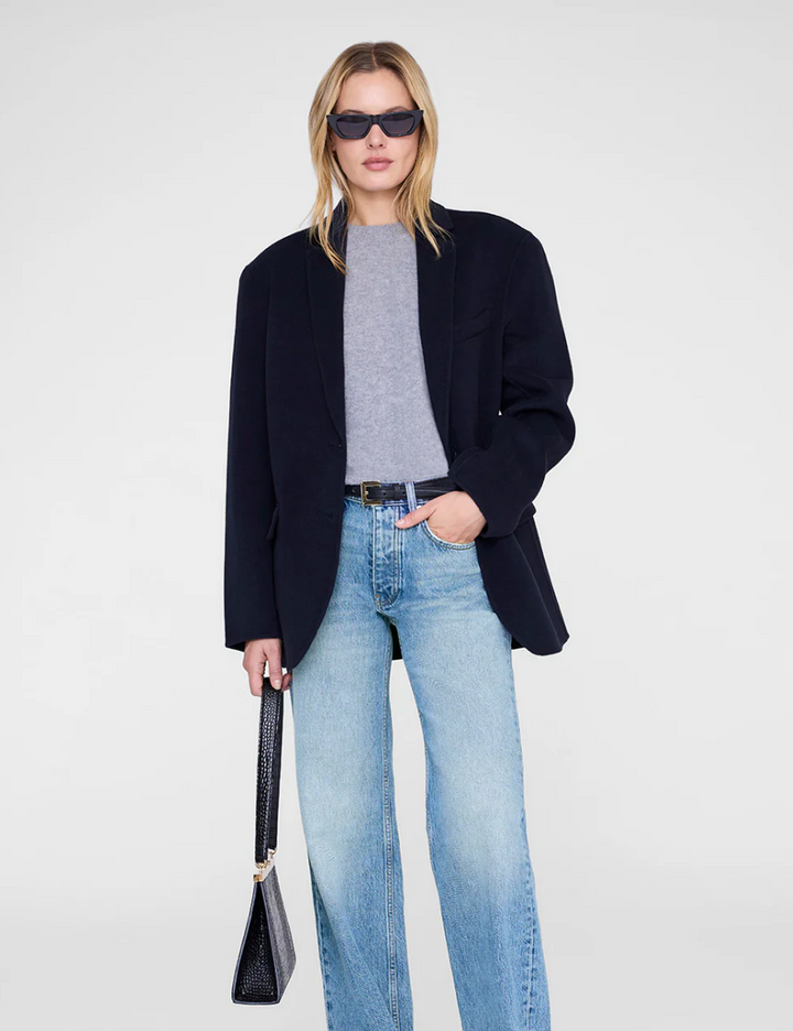 Anine Bing - Quinn Blazer in Midnight Blue Blazer