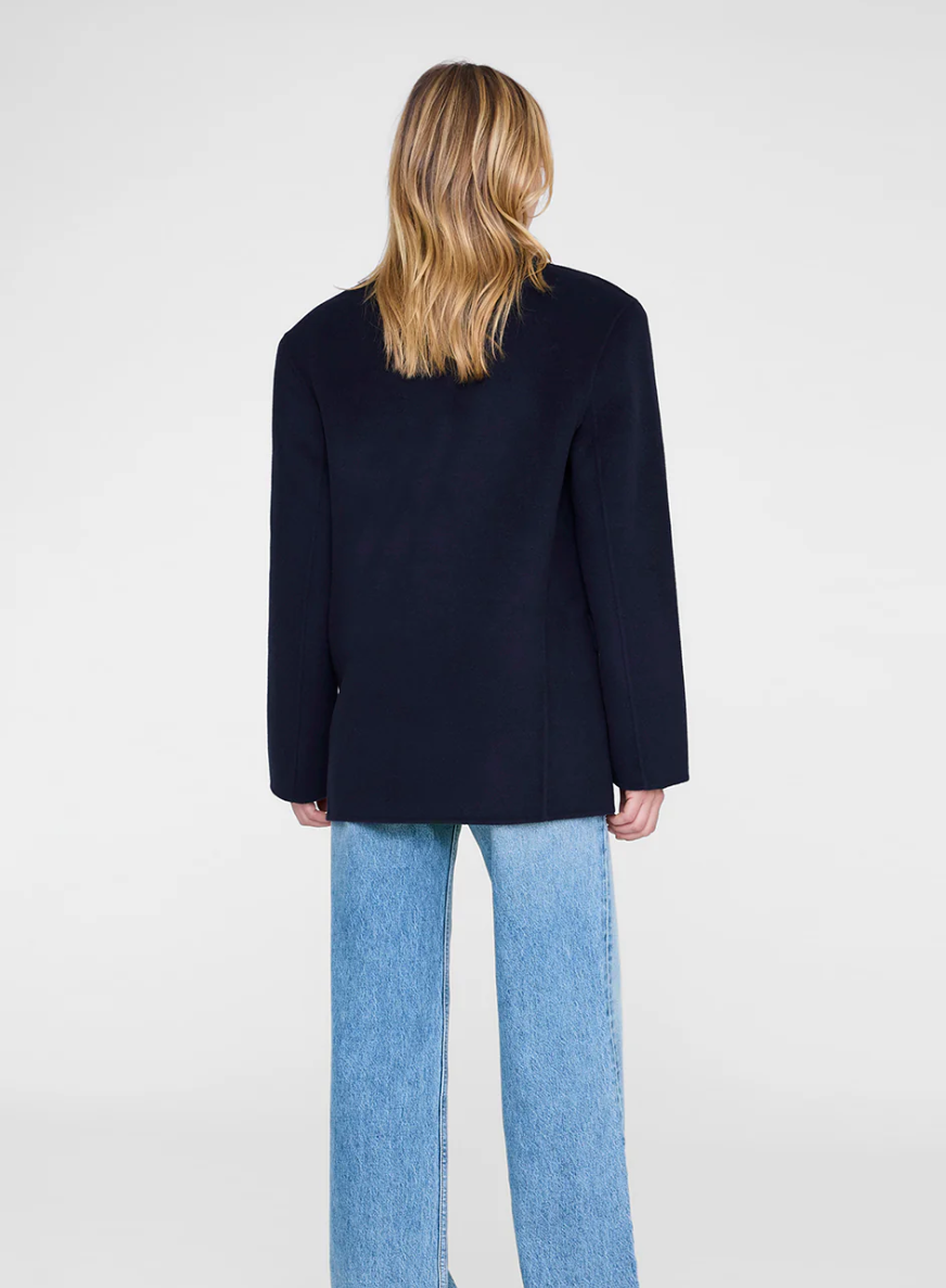 Anine Bing - Quinn Blazer in Midnight Blue Blazer