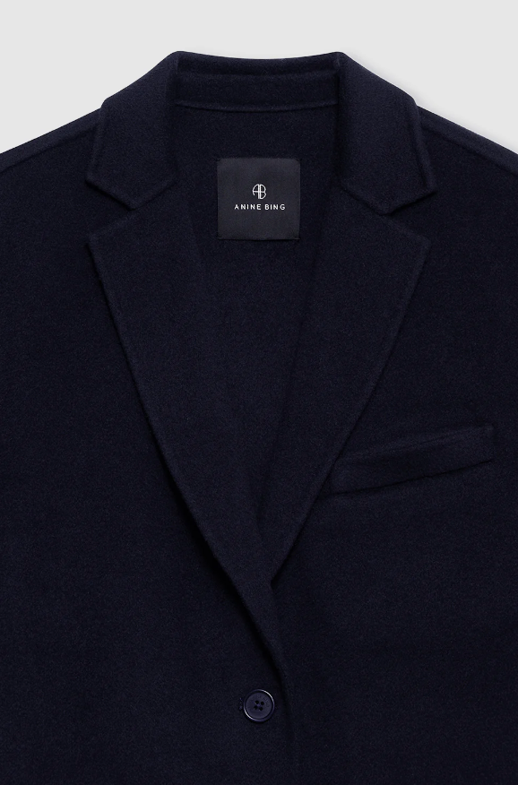 Anine Bing - Quinn Blazer in Midnight Blue Blazer