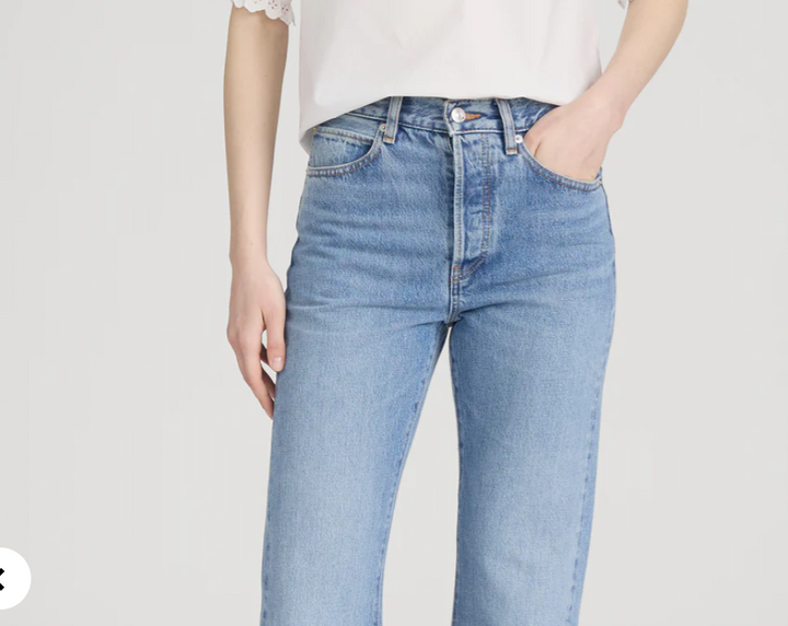 FRAME - The Lax In Dew Raw Fray Denim
