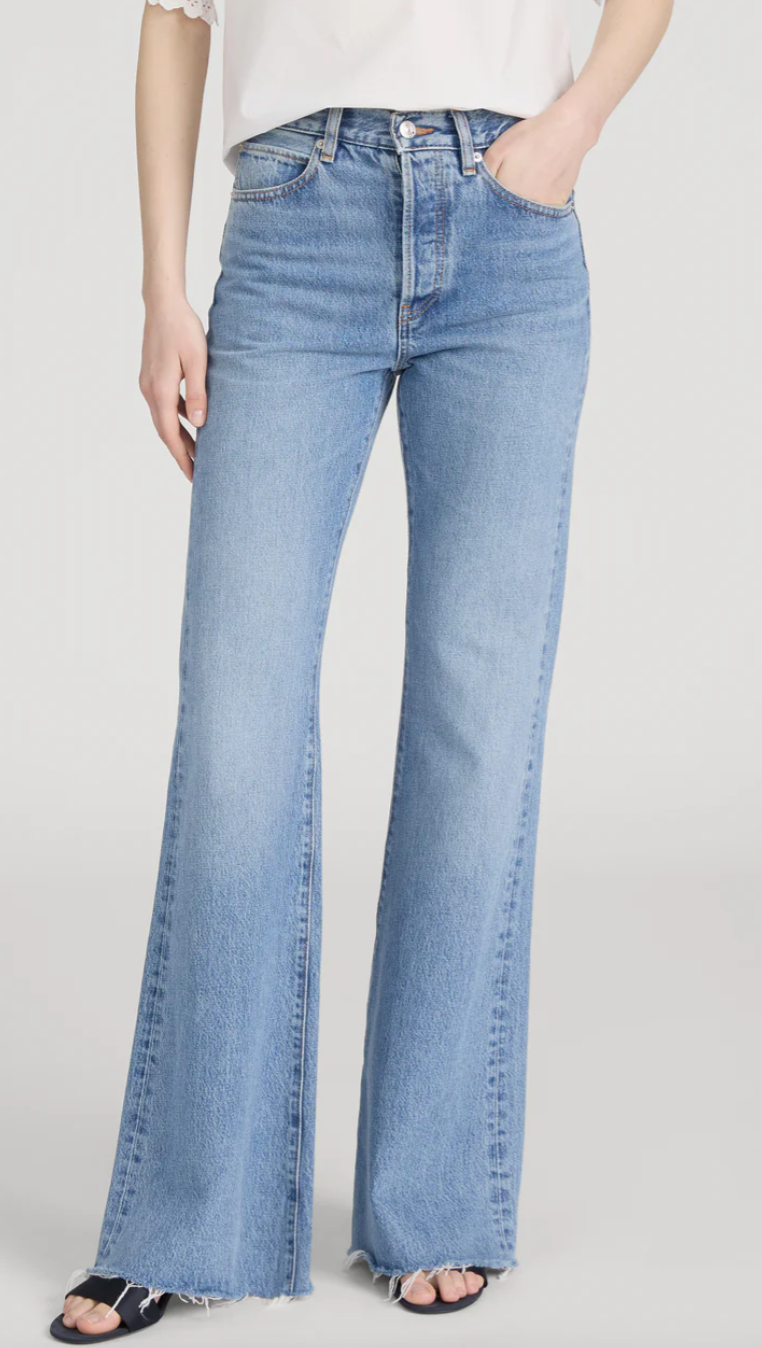 FRAME - The Lax In Dew Raw Fray Denim