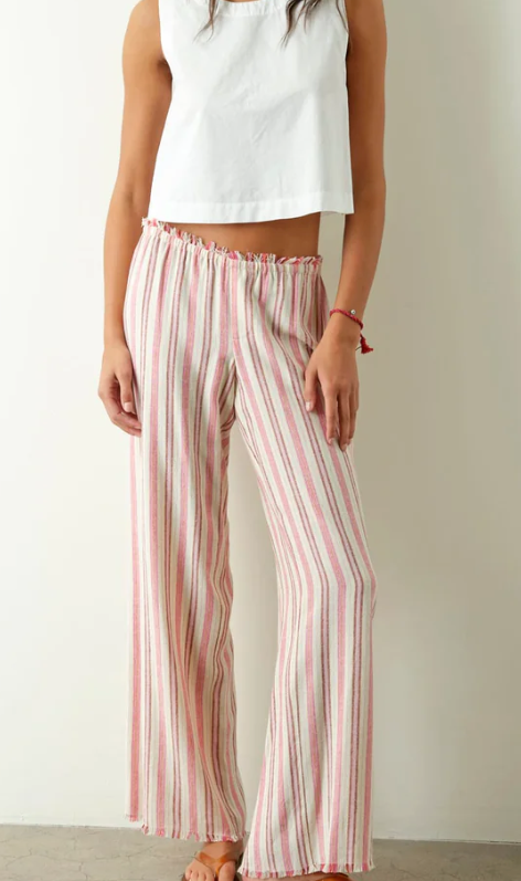 XiRENA - Joseph Pant in Dusty Pink Stripe Pants