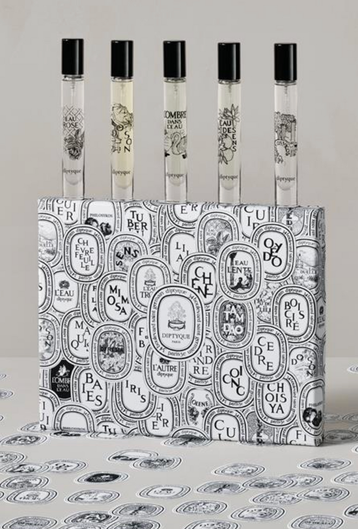 DIPTYQUE - Set of 5 Eaux de Toilette 7.5ml Fragrances