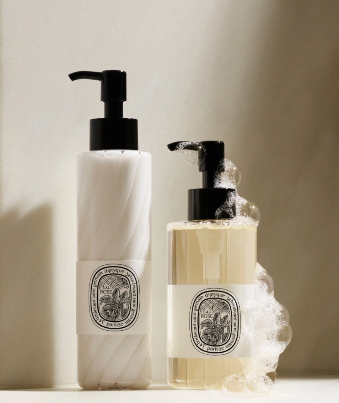 Diptyque- Hand and Body Lotion in Eau Rose lotion