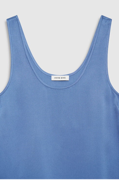 ANINE BING - Lea Top in Storm Blue Tank Top
