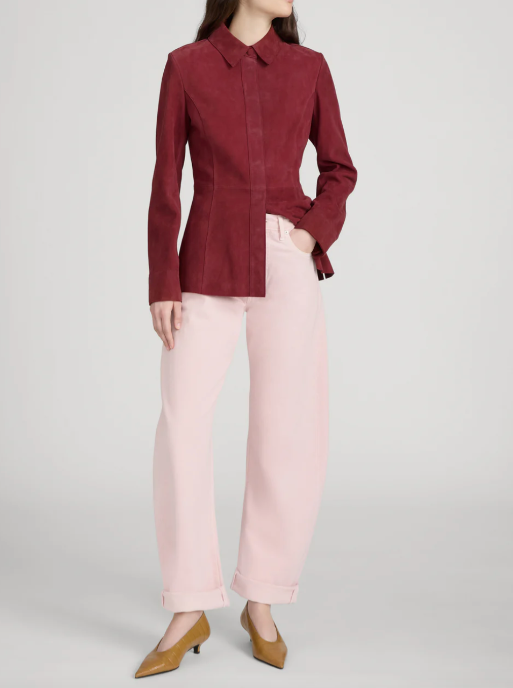 FRAME - The Bubble Colored Denim in Taffy Jeans