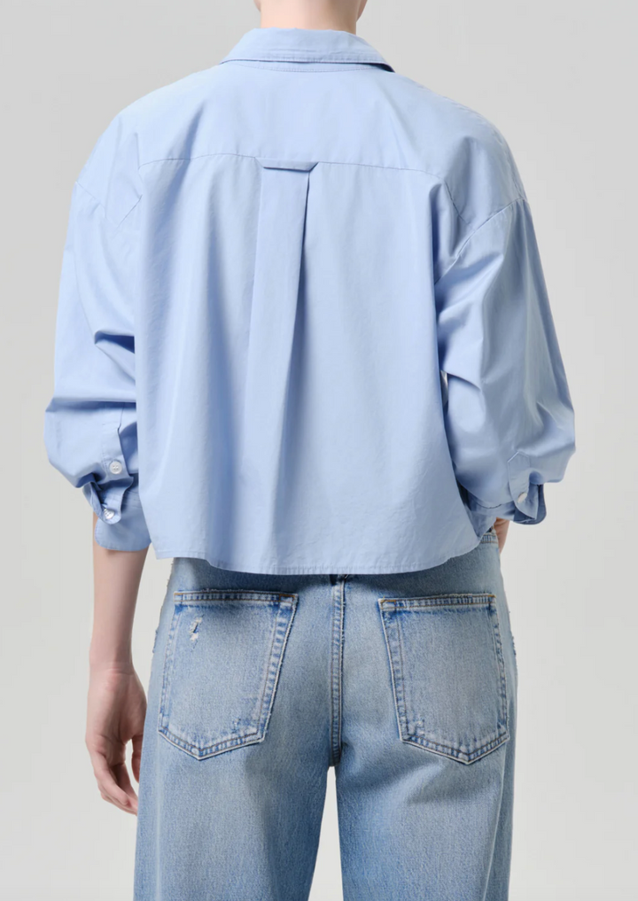 CITIZENS OF HUMANITY - Petit Ami Shirt in French Blue Blouse