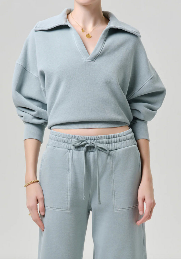 CITIZENS OF HUMANITY - Trapeze Pullover in Sea Glass Sweatshirts