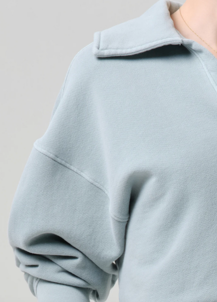 CITIZENS OF HUMANITY - Trapeze Pullover in Sea Glass Sweatshirts