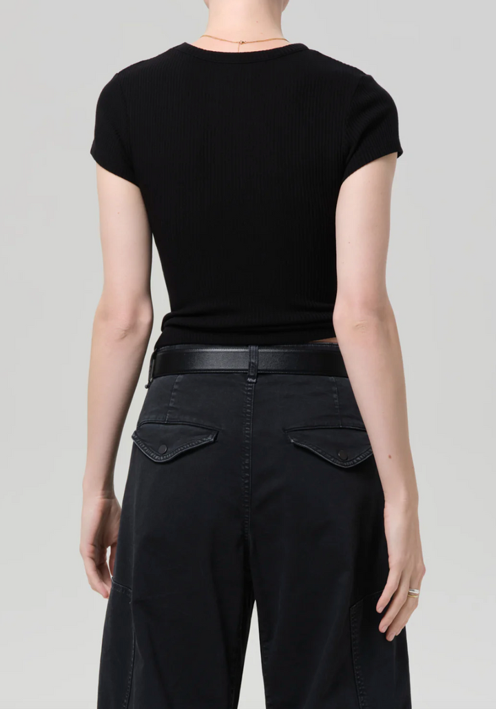 CITIZENS OF HUMANITY - Nello Tee in Black Tee