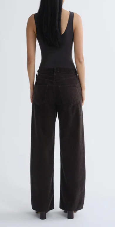AGOLDE - Tora Bodysuit in Carob Bodysuits