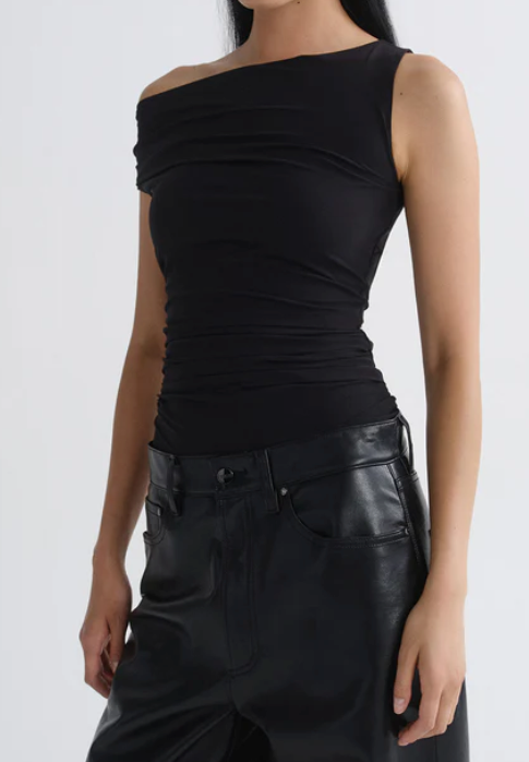 AGOLDE - Carlin Top in Black Top