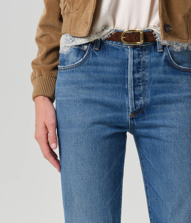 CITIZENS OF HUMANITY - 90s French High Rise Straight in Pastis Jeans