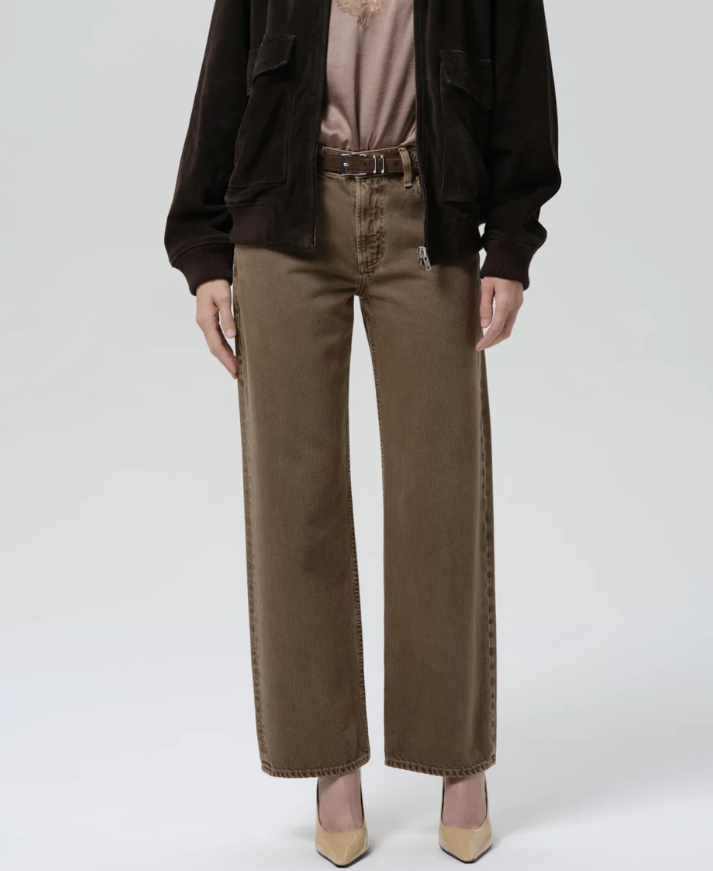 CITIZENS OF HUMANITY - Lindz Easy Straight in Cocoa Jeans