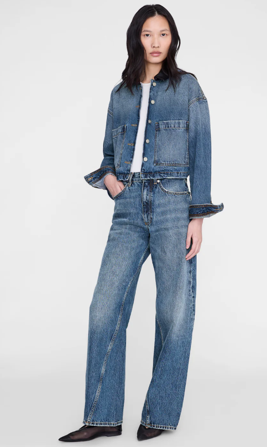 ANINE BING - Yuma Jacket in Cabana Blue Jacket