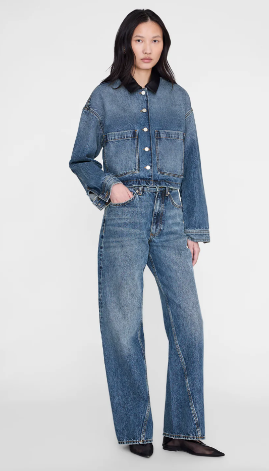 ANINE BING - Yuma Jacket in Cabana Blue Jacket