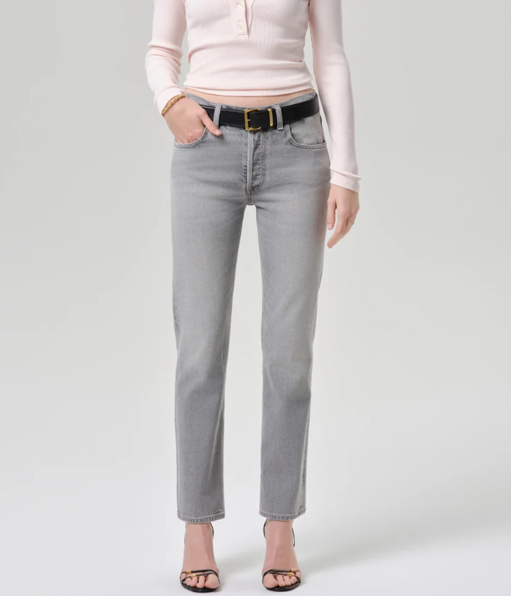 CITIZENS OF HUMANITY - Savannah Cigarette Jean in Earl Grey Jeans