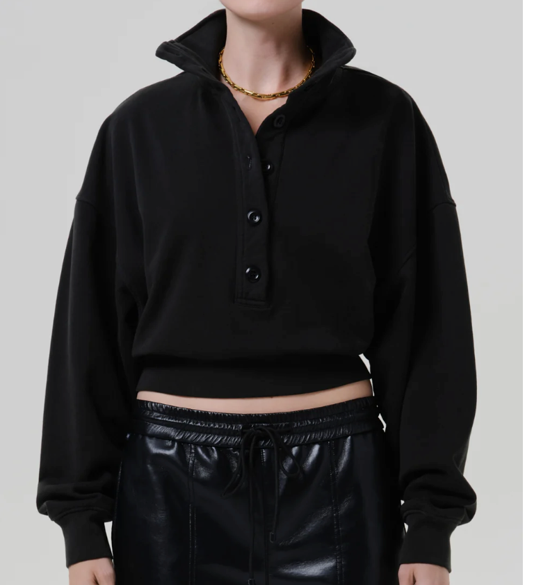 CITIZENS OF HUMANITY - Mirelle Funnel Neck in Juniper Sweatshirts