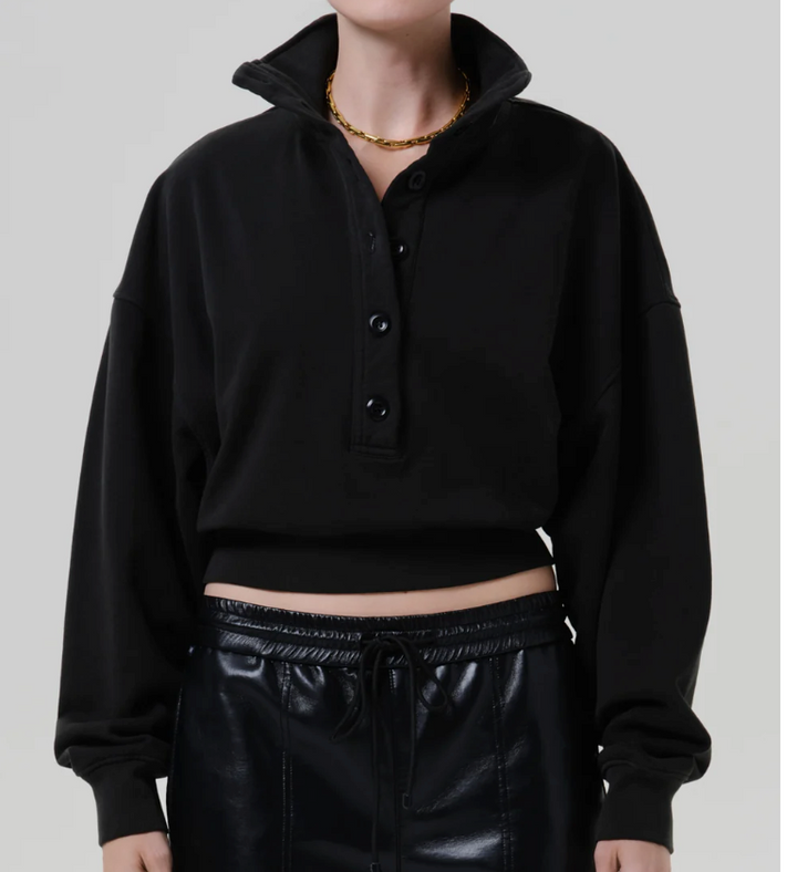 CITIZENS OF HUMANITY - Mirelle Funnel Neck in Juniper Sweatshirts