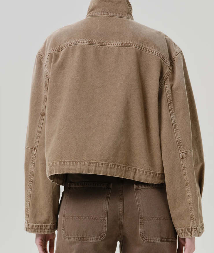 CITIZENS OF HUMANITY - Funnel Collar Barn Jacket in Tan Jacket
