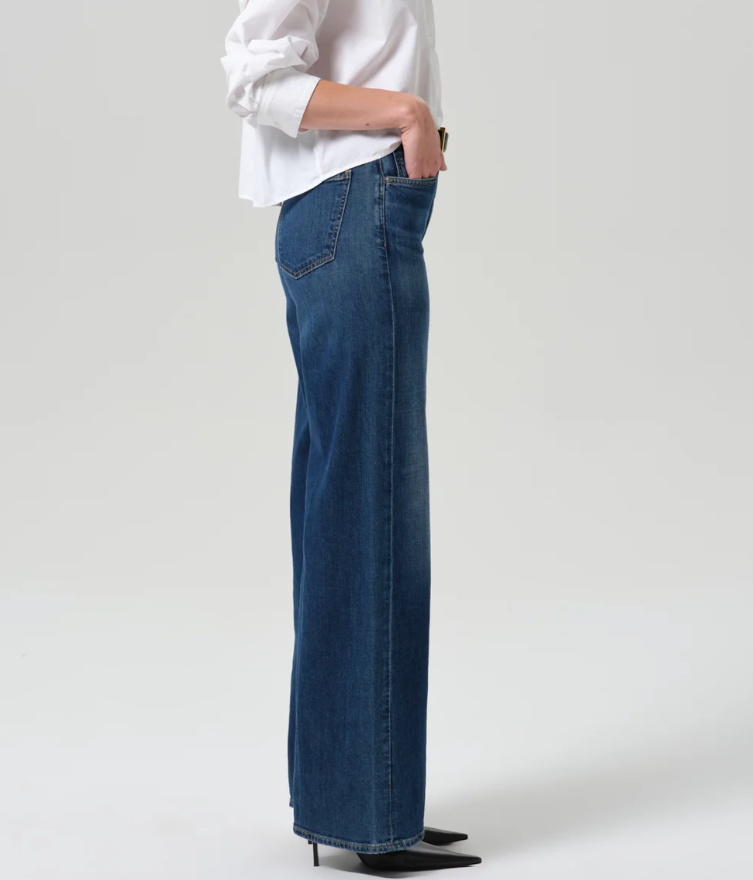 CITIZENS OF HUMANITY - Lyra Long 32 in Elm Jeans