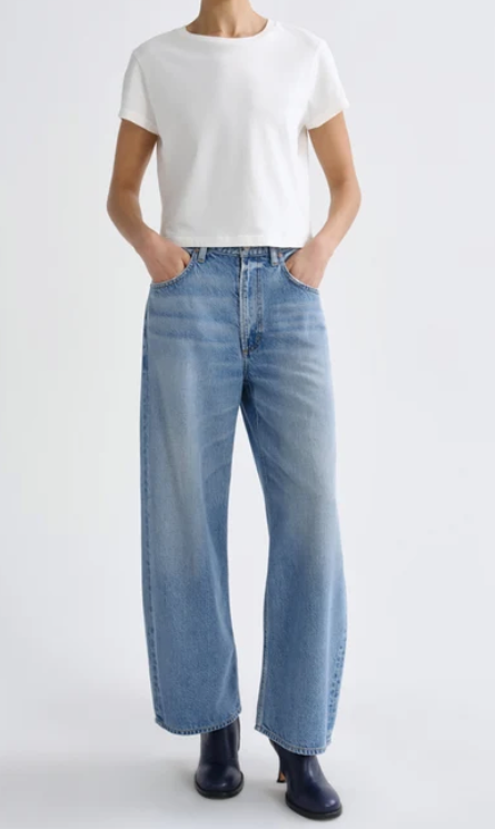 AGOLDE - Low Curve Crop Jean 27.5 inseam in Chord
