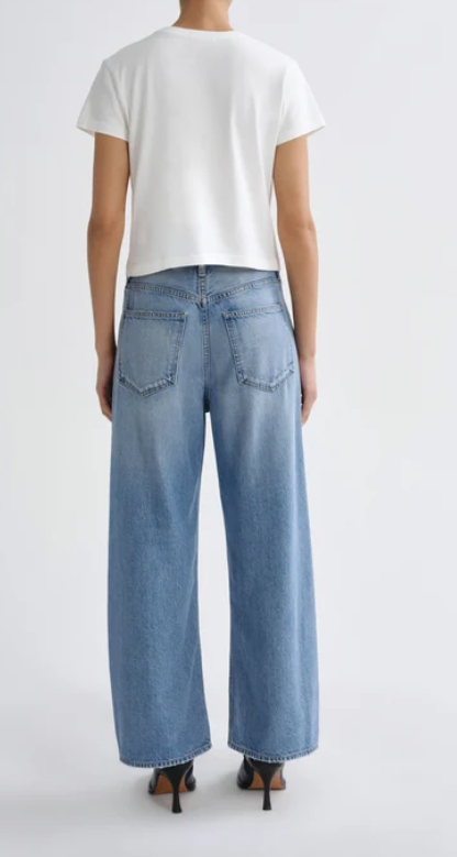 AGOLDE - Low Curve Crop Jean 27.5 inseam in Chord