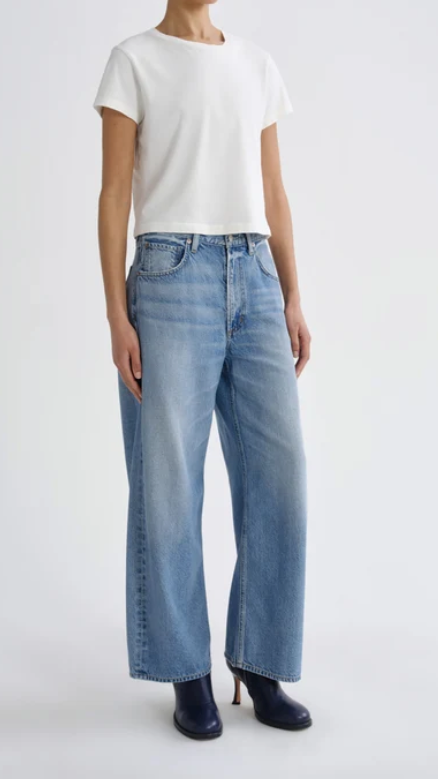 AGOLDE - Low Curve Crop Jean 27.5 inseam in Chord