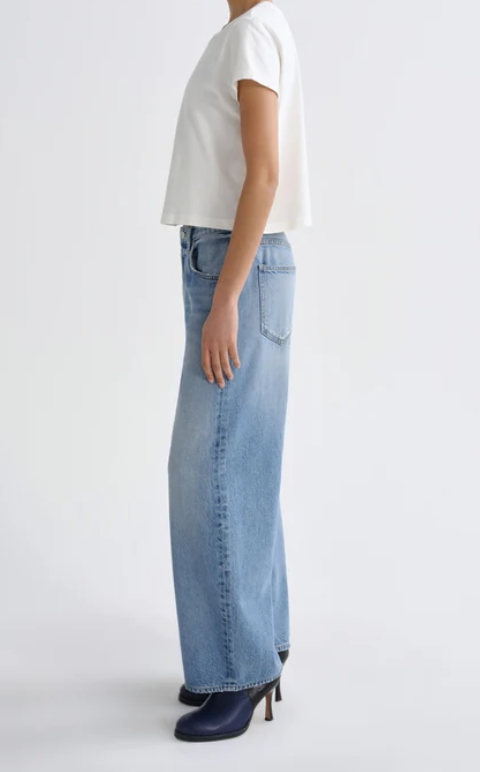 AGOLDE - Low Curve Crop Jean 27.5 inseam in Chord