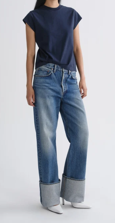 AGOLDE - Big Cuff Jean in Liberty Jeans