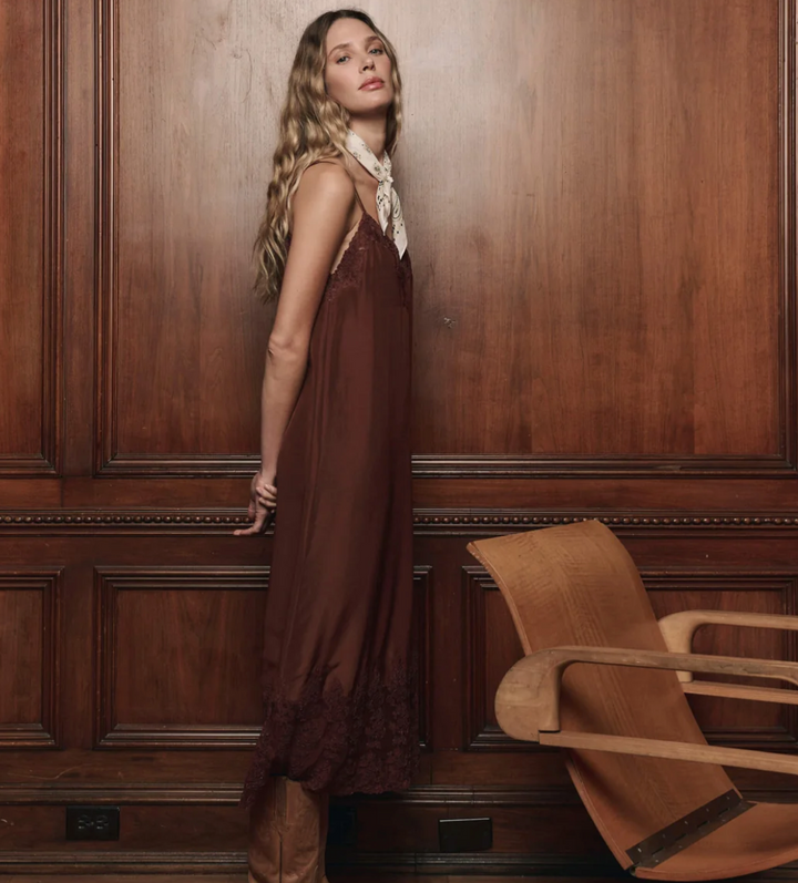 The Great - The Legacy Dress in Chocolate Dresses