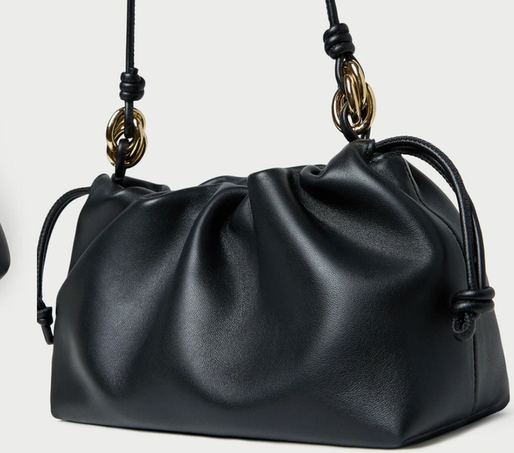 LOEFFLER RANDALL - Kiri Multi Ring Dumpling Pouch in Black Handbag