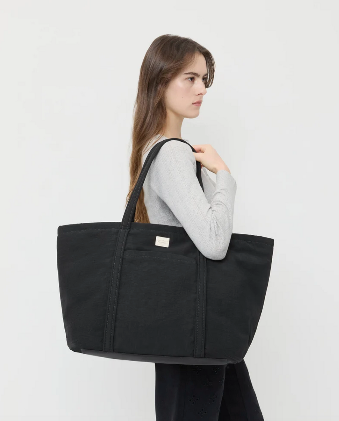 LOEFFLER RANDALL - Dina Travel Tote in Black Handbag