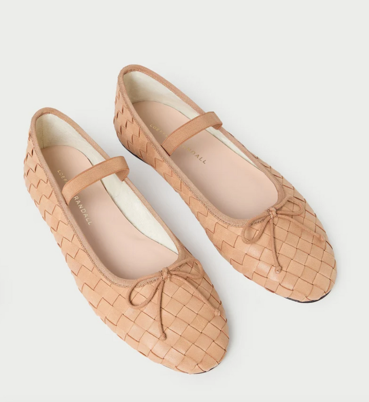 LOEFFLER RANDALL - Leonie Soft Ballet Flat in Honey Shoes