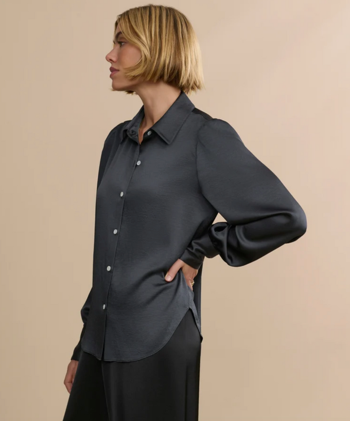 JENNI KAYNE - Remy Shirt in Slate Blouse
