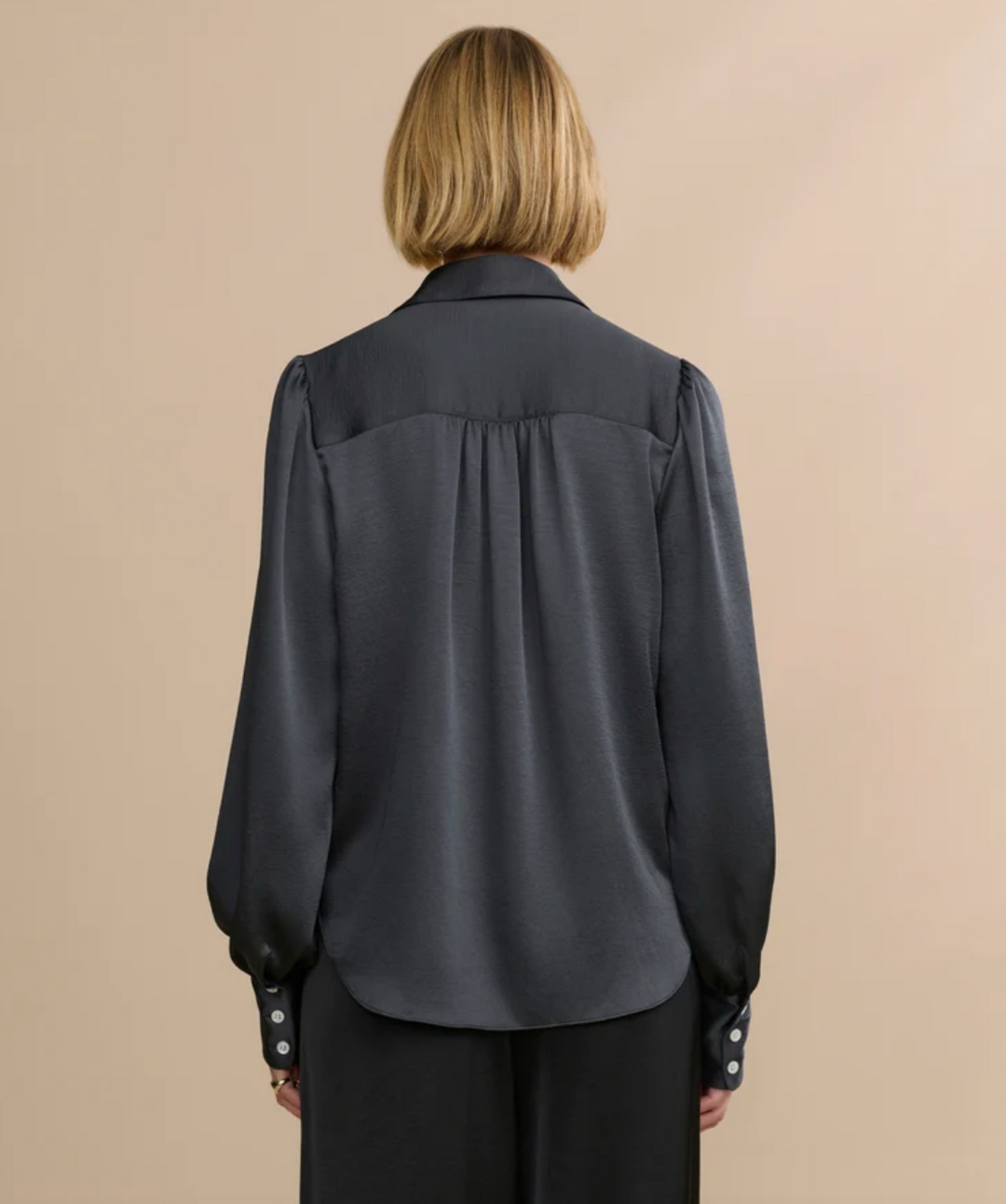 JENNI KAYNE - Remy Shirt in Slate Blouse