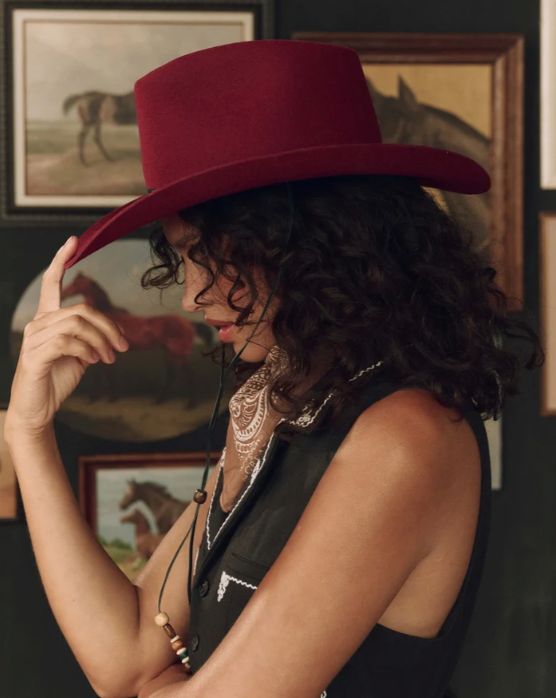 THE GREAT X STETSON - The Ridge Hat in Maroon
