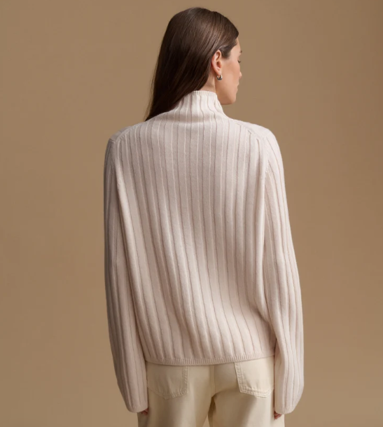 JENNI KAYNE - Rowan Turtleneck in Warm Ivory